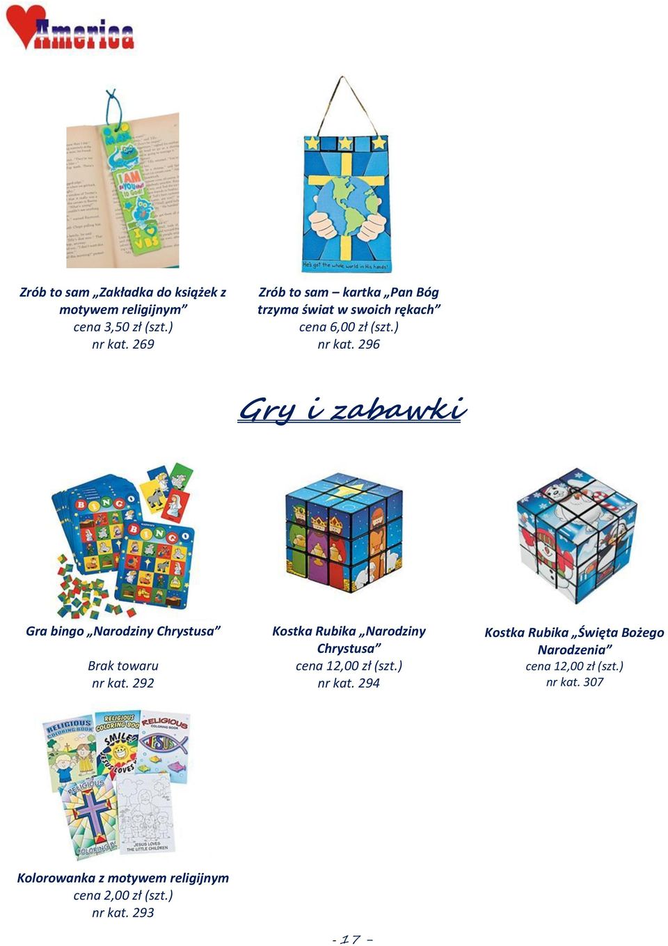 296 Gry i zabawki Gra bingo Narodziny Chrystusa Brak towaru nr kat.
