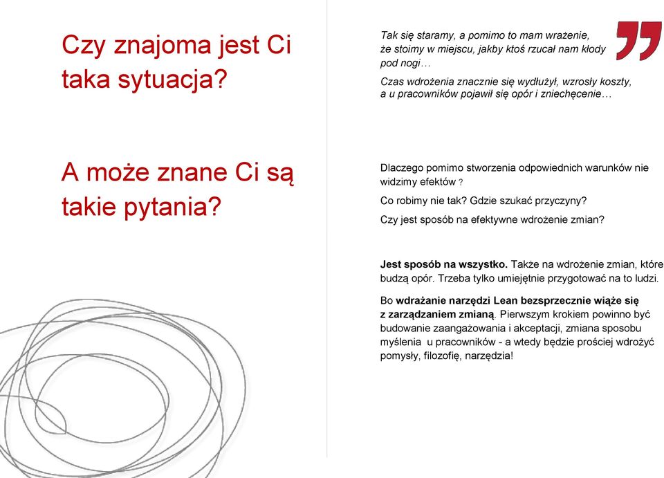 zniechęcenie A może znane Ci są takie pytania? Dlaczego pomimo stworzenia odpowiednich warunków nie widzimy efektów? Co robimy nie tak? Gdzie szukać przyczyny?