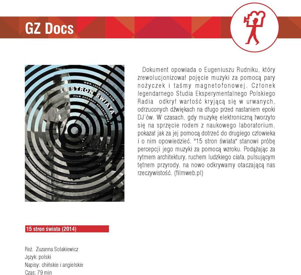 W czasach, gdy muzykę elektroniczną tworzyło się na sprzęcie rodem z naukowego laboratorium, pokazał jak za jej pomocą dotrzeć do drugiego człowieka i o nim opowiedzieć.
