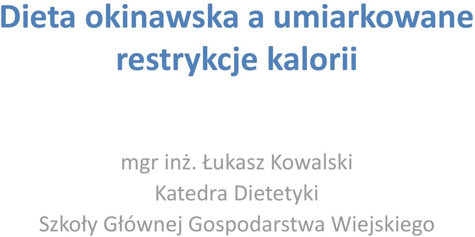 Łukasz Kowalski Katedra