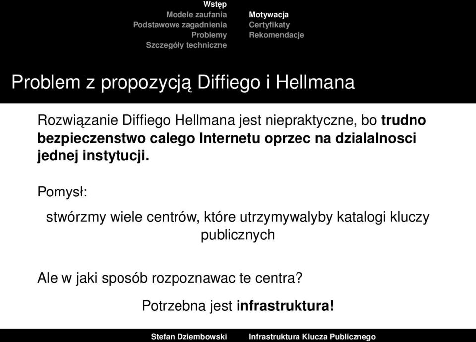 dzialalnosci jednej instytucji.