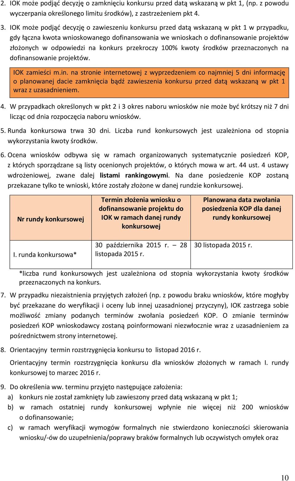 konkurs przekroczy 100% kwoty środków przeznaczonych na dofina