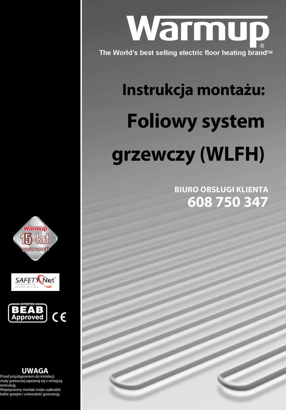 przystąpieniem do instalacji maty grzewczej zapoznaj się z niniejszą