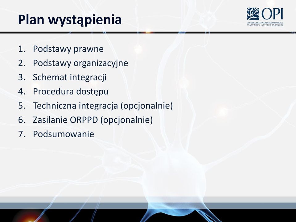 Procedura dostępu 5.