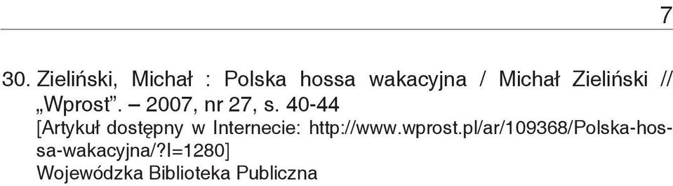 40-44 [Artykuł dostępny w Internecie: http://www.