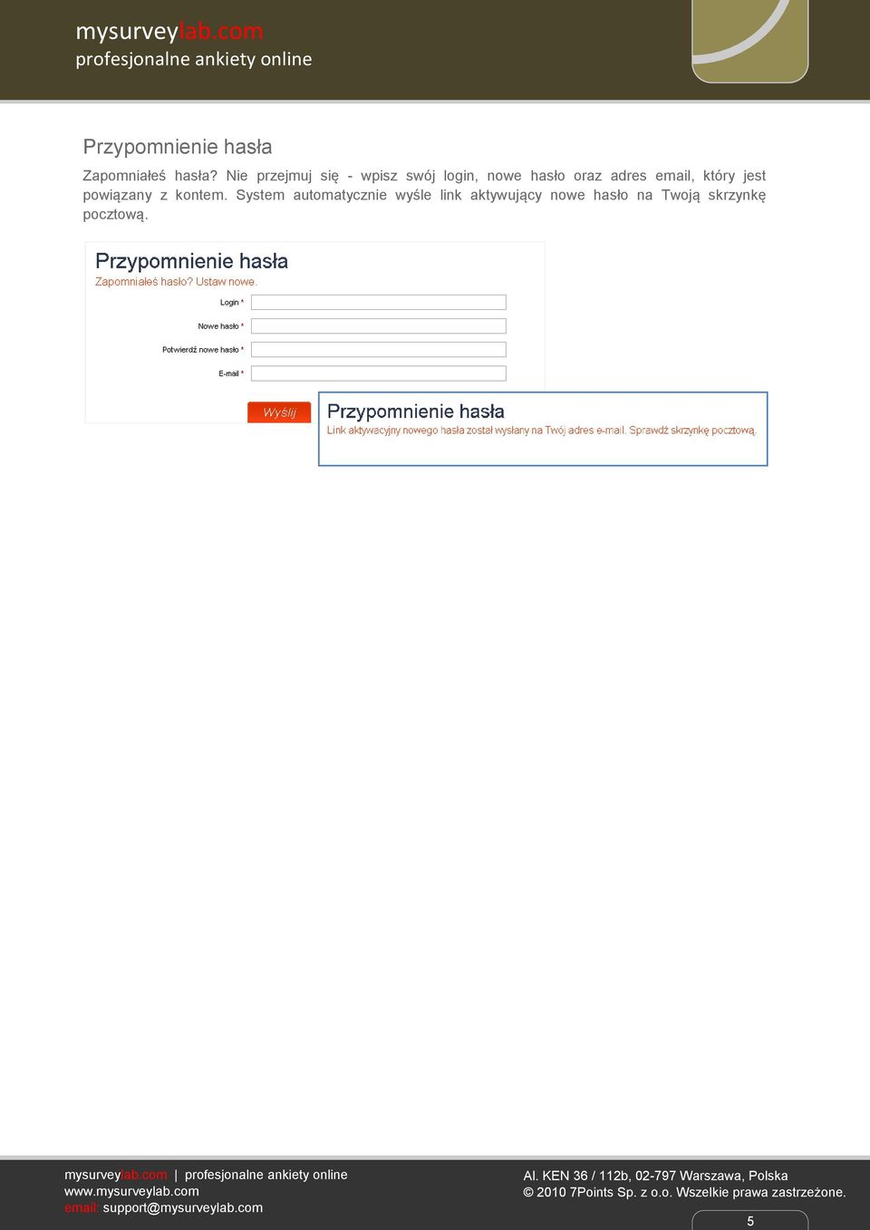 email, który jest powiązany z kontem.