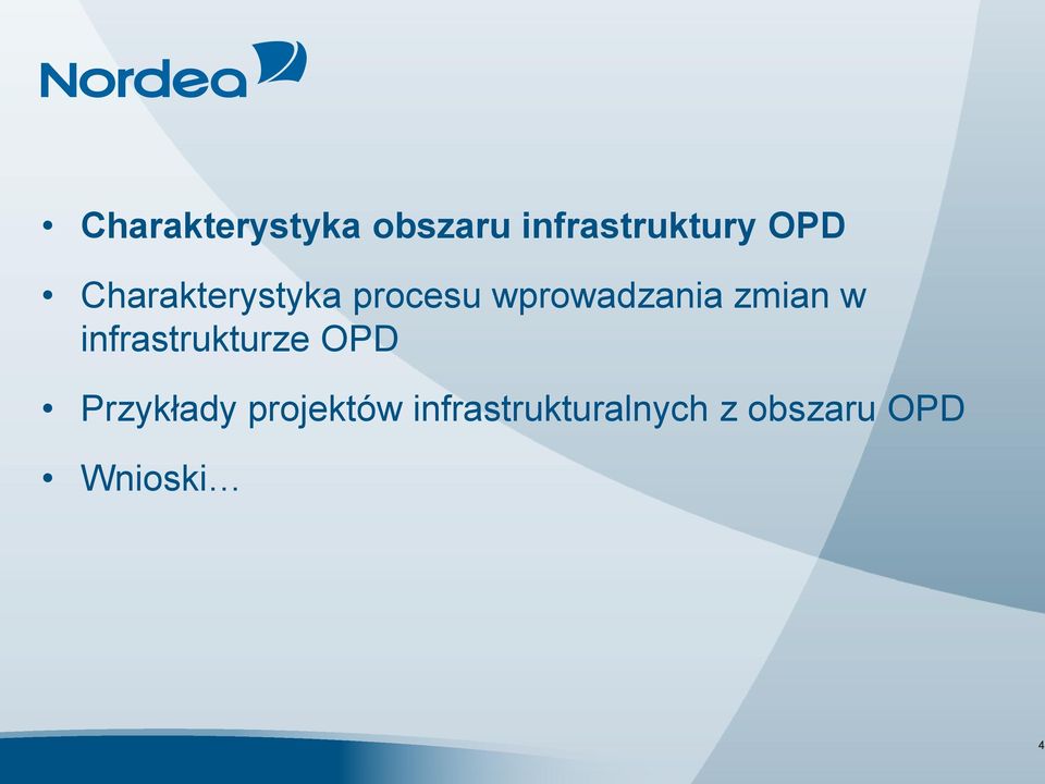 zmian w infrastrukturze OPD Przykłady