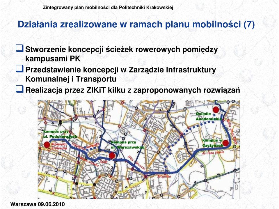 Przedstawienie koncepcji w Zarządzie Infrastruktury