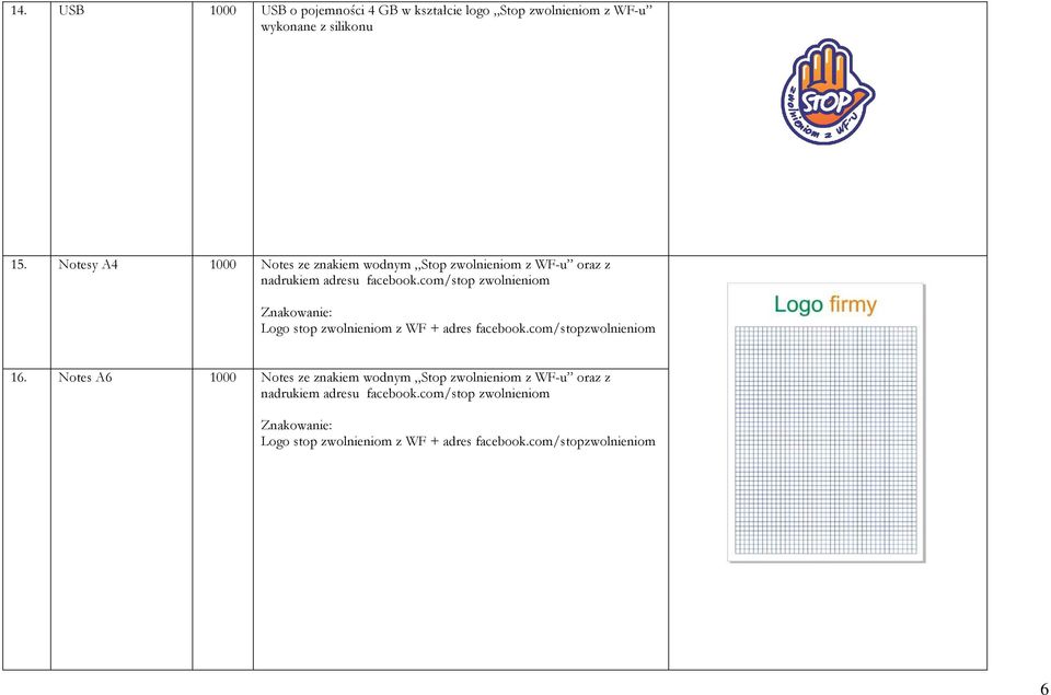 com/stop zwolnieniom Logo stop zwolnieniom z WF + adres 16.