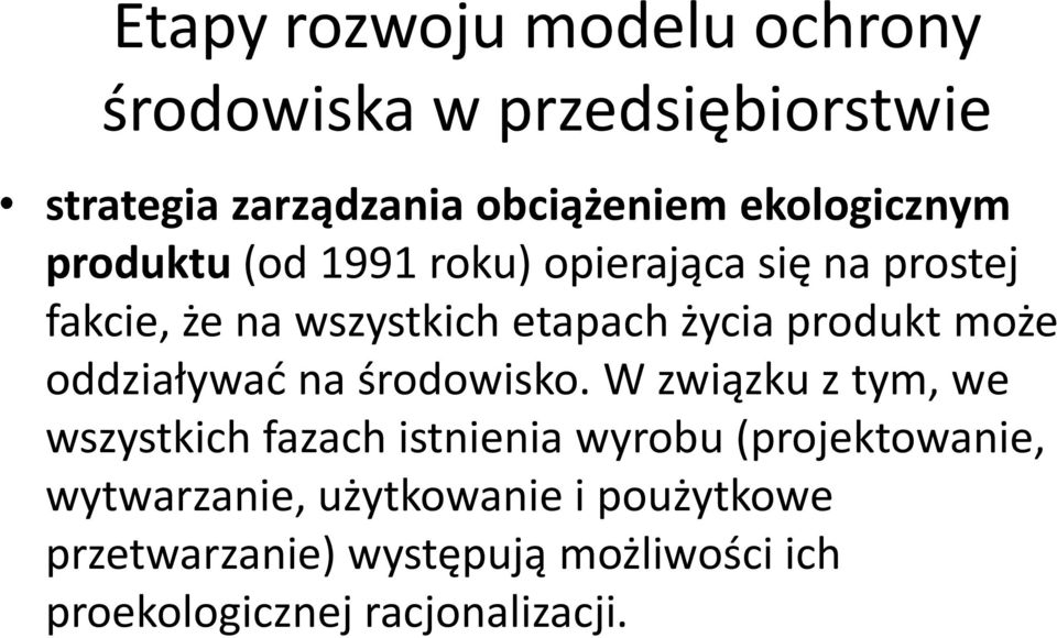 produkt może oddziaływać na środowisko.