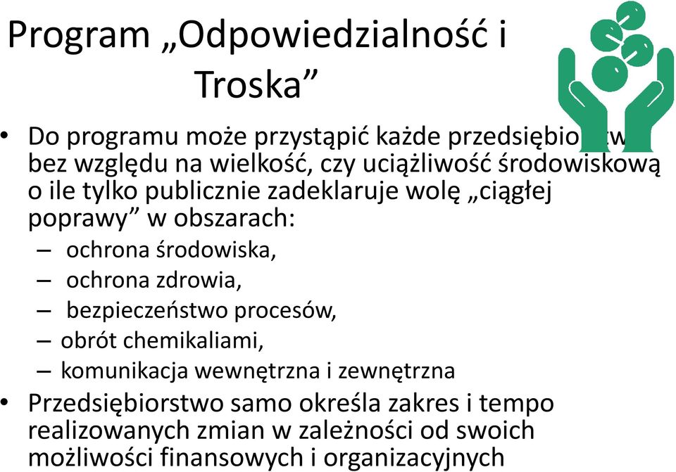 ochrona zdrowia, bezpieczeństwo procesów, obrót chemikaliami, komunikacja wewnętrzna i zewnętrzna
