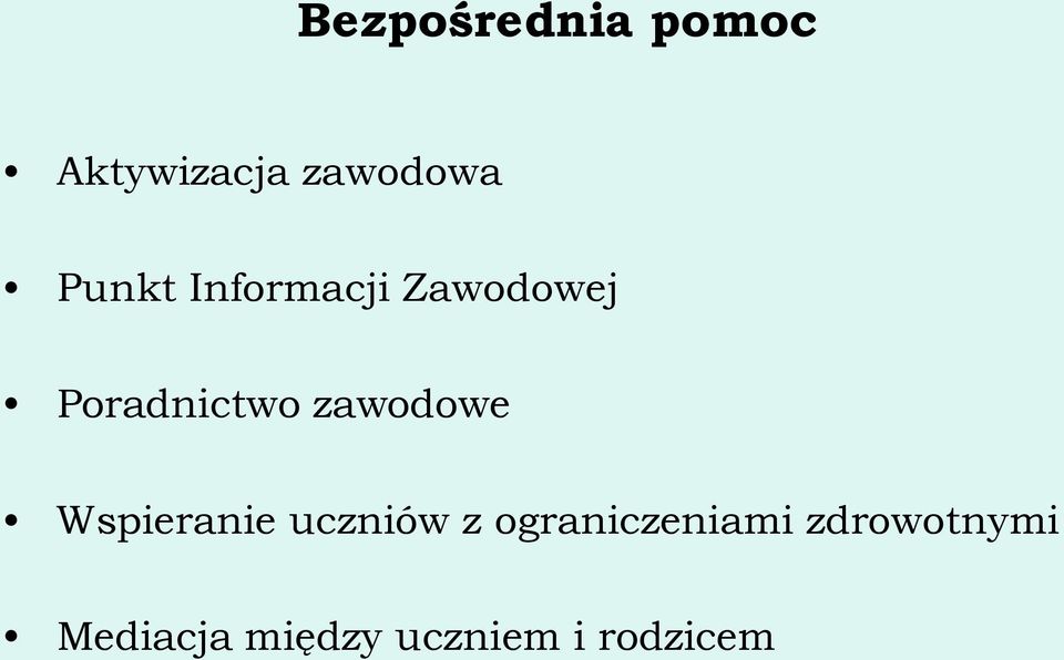 zawodowe Wspieranie uczniów z