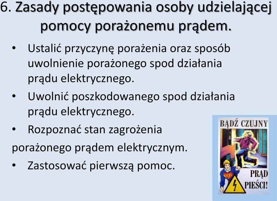 prądu elektrycznego.