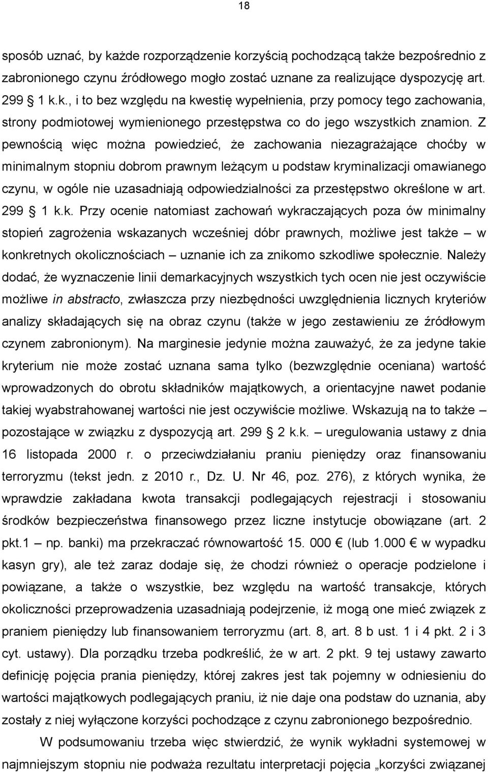 za przestępstwo okr