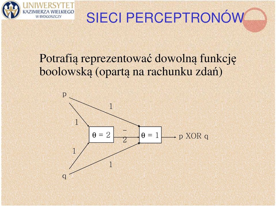 boolowską (opartą na rachunku