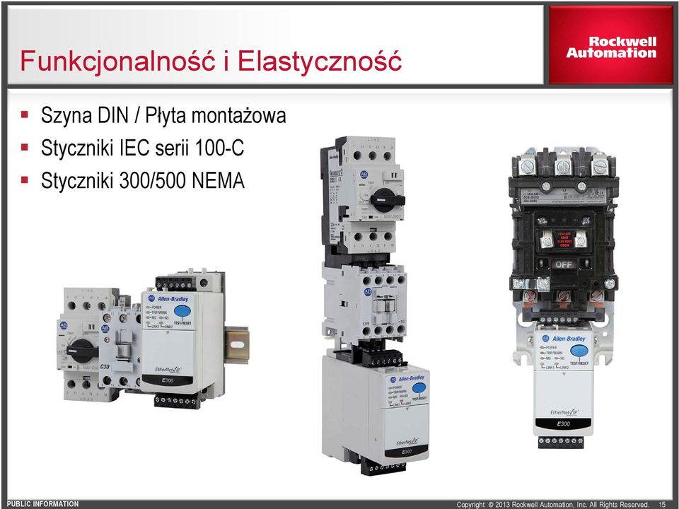 Płyta montażowa Styczniki