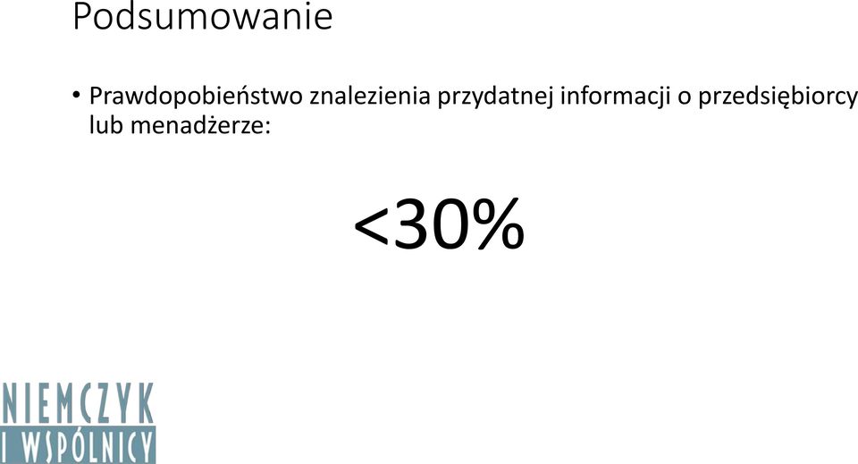 znalezienia przydatnej