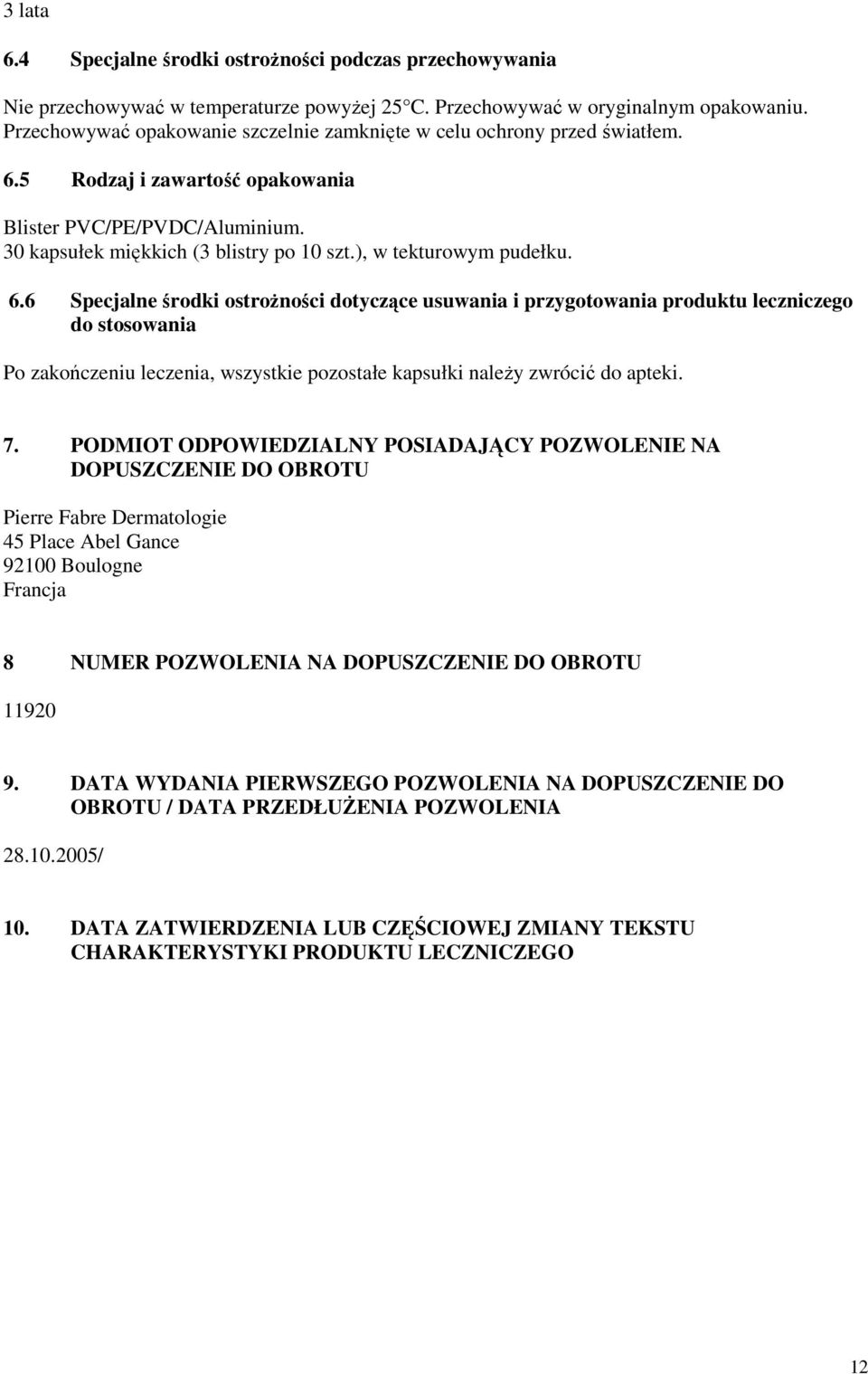 ), w tekturowym pudełku. 6.