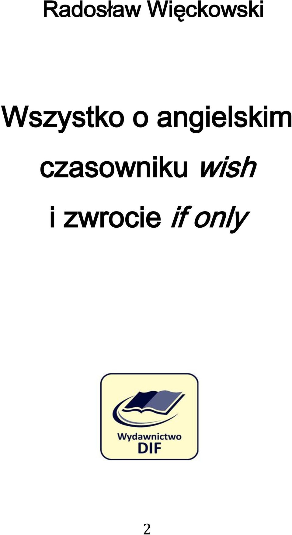 angielskim czasowniku