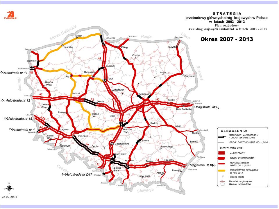 3 Zielona Góra 4 3 6 Morze Bałtyckie 10 Jelenia Góra 5 Lubawka 3 24 11 3 3 22 32 36 5 34 2 5 Leszno Piła 36 Legnica 35 8 33 Czechy 25 Wałbrzych Ż 5 3 Słupsk 10 11 25 POZNAŃ 36 5 15 8 6 15 46 41 25 25