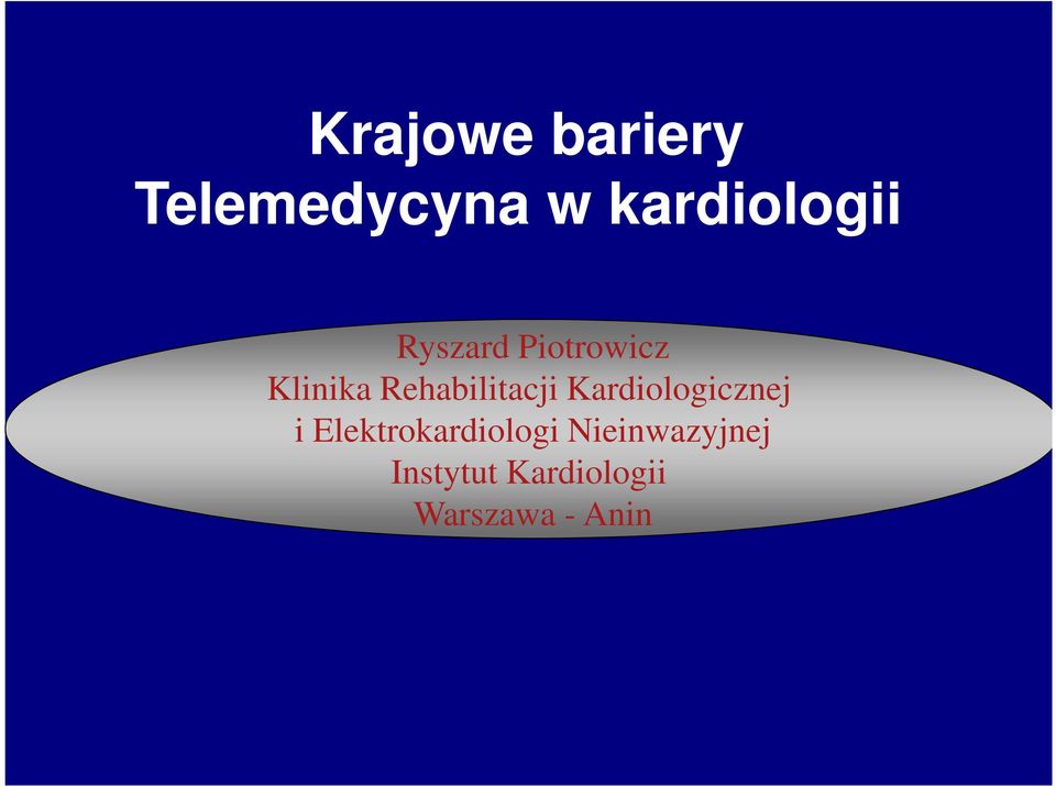Kardiologicznej i Elektrokardiologi