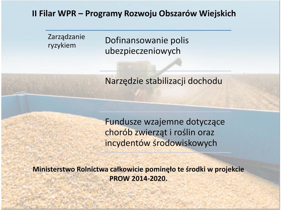 Fundusze wzajemne dotyczące chorób zwierząt i roślin oraz incydentów