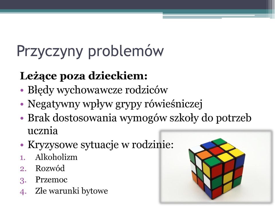 dostosowania wymogów szkoły do potrzeb ucznia Kryzysowe