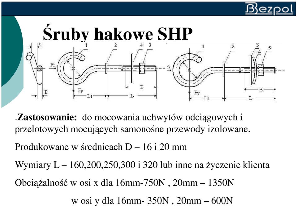 samonośne przewody izolowane.
