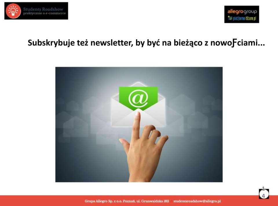 być na bieżąco z