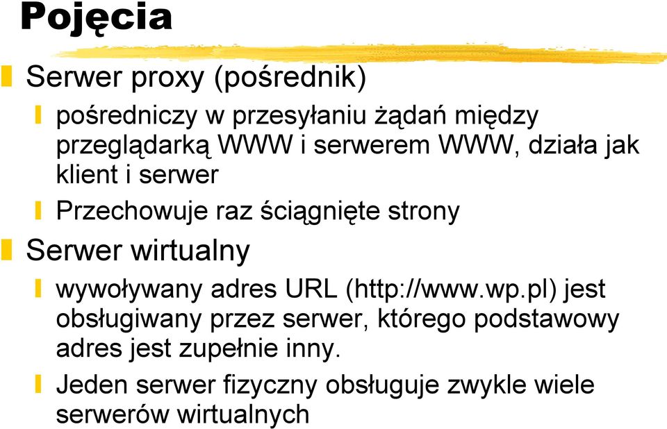 wirtualny wywoływany adres URL (http://www.wp.