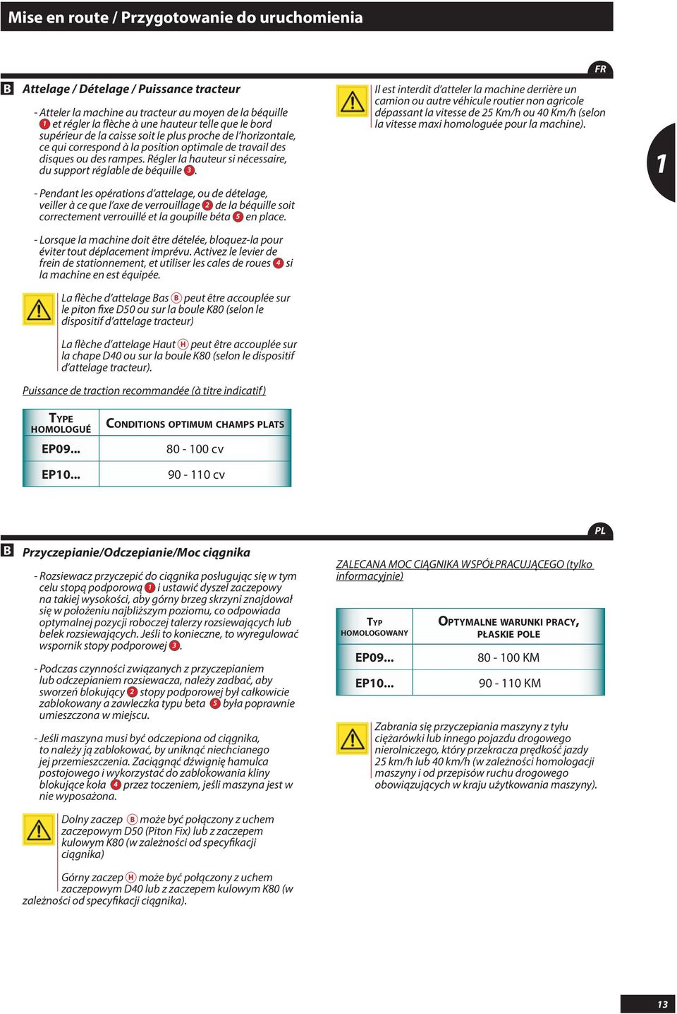 Régler la hauteur si nécessaire, du support réglable de béquille.