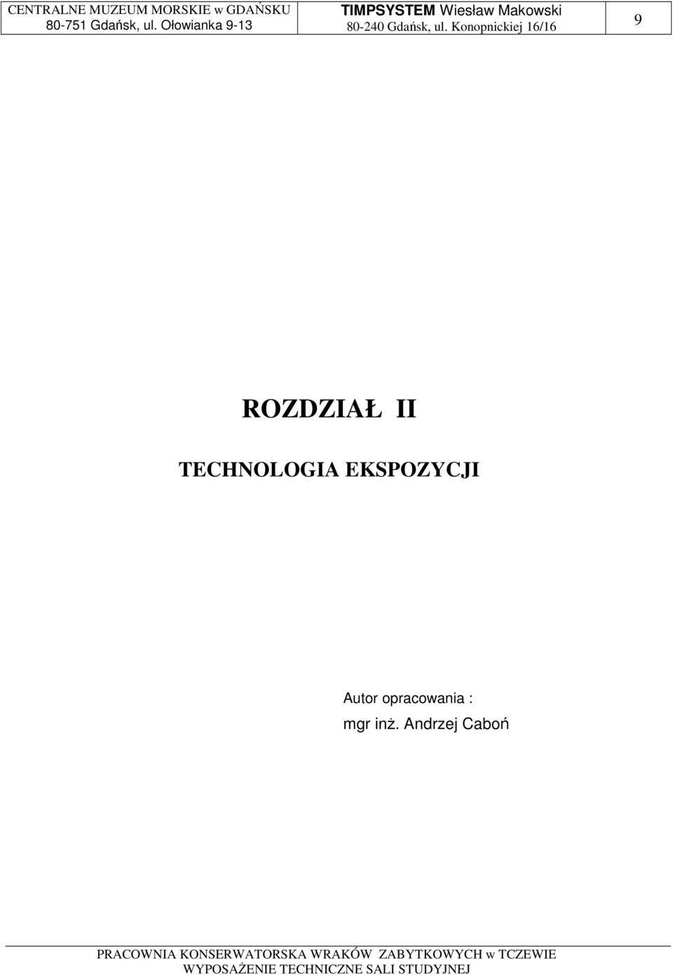 EKSPOZYCJI Autor
