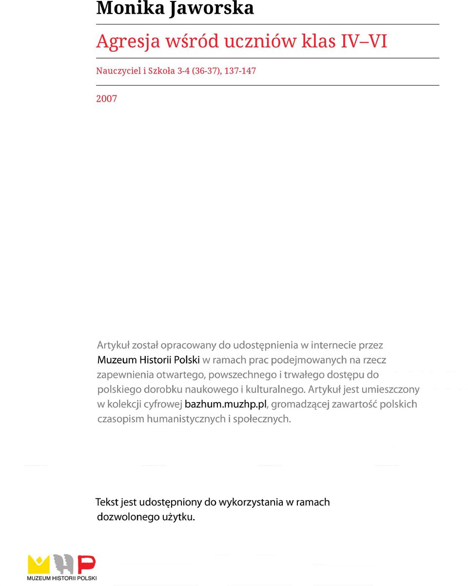 VI Nauczyciel i Szkoła