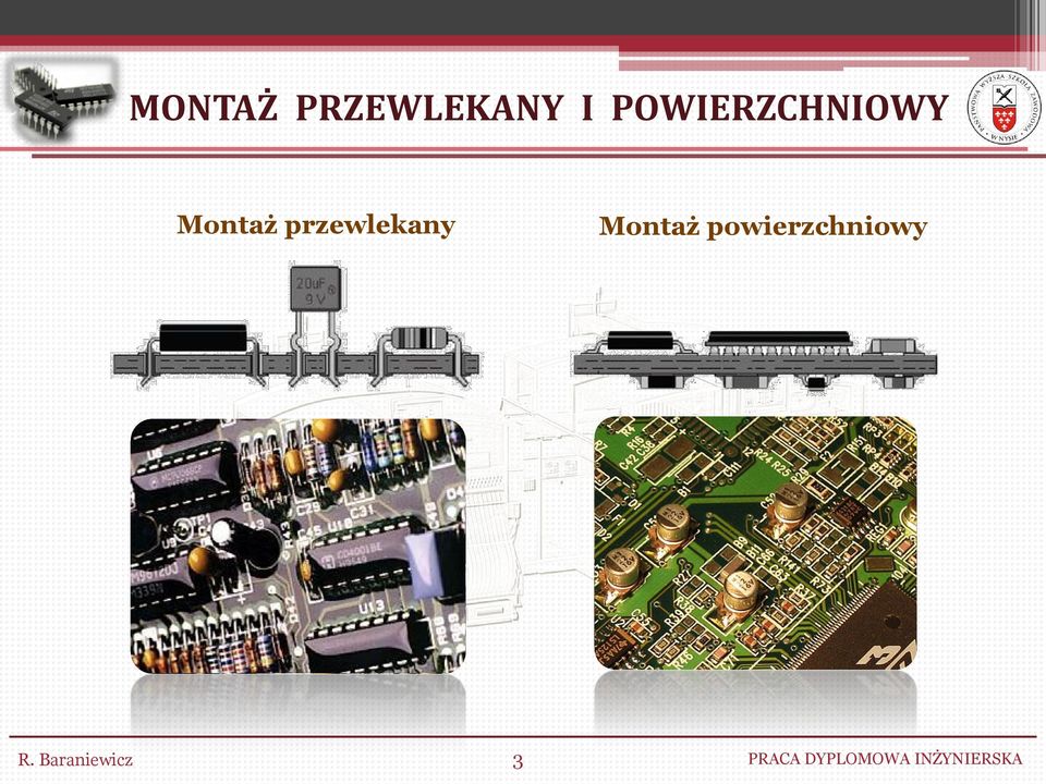 przewlekany Montaż