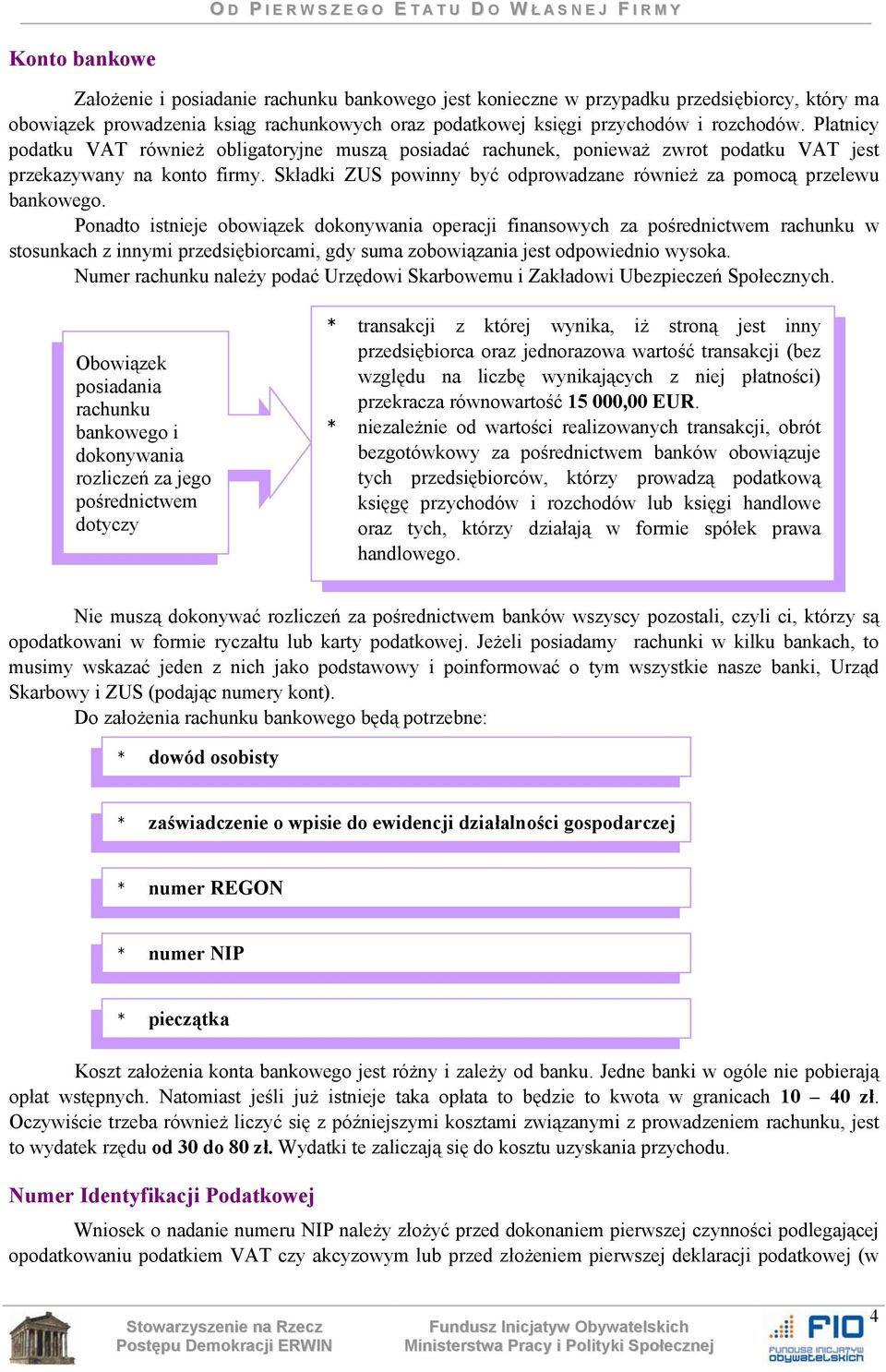 Składki ZUS powinny być odprowadzane również za pomocą przelewu bankowego.