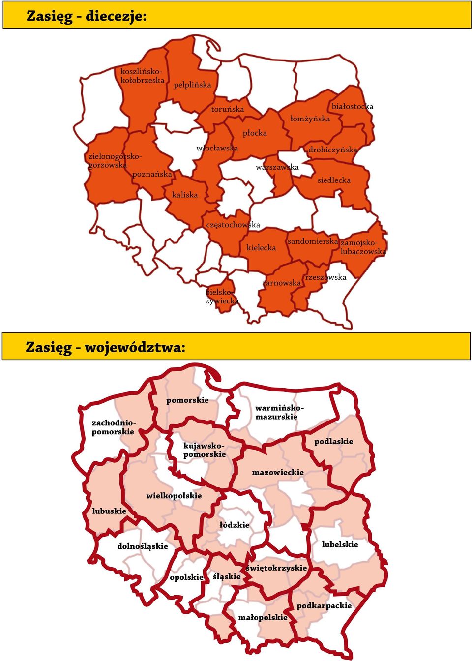 zamojskolubaczowska tarnowska rzeszowska Zasięg - województwa: pomorskie zachodniopomorskie kujawskopomorskie