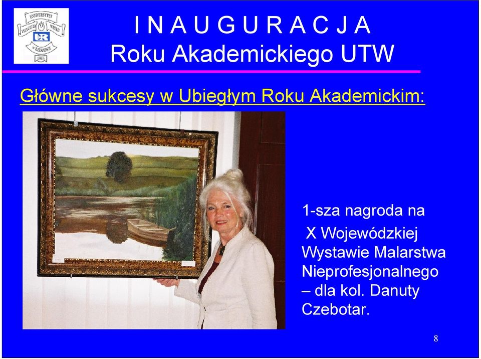 nagroda na X Wojewódzkiej Wystawie