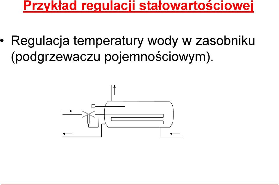 Regulacja temperatury wody