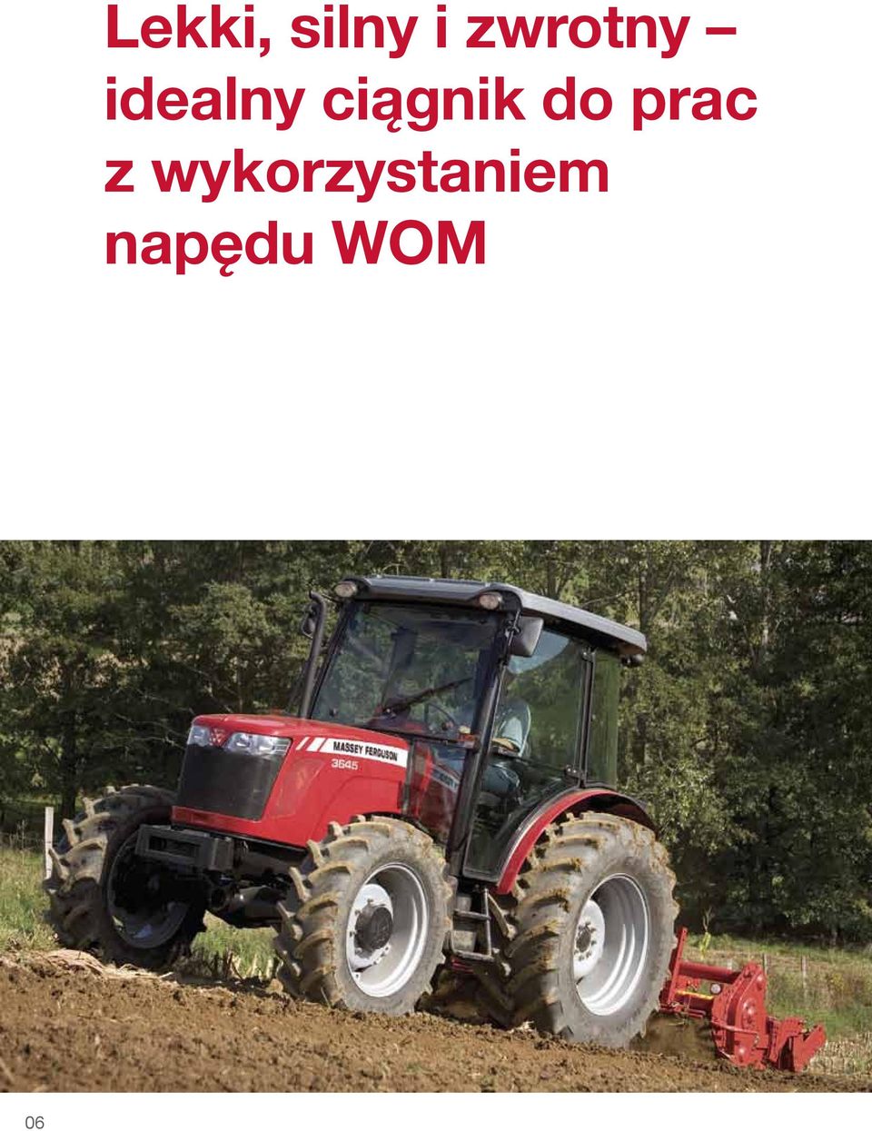 ciągnik do prac z
