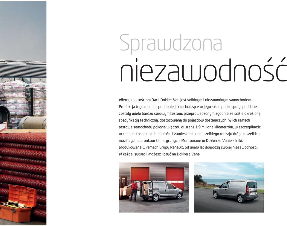 techniczną, dostosowaną do pojazdów dostawczych.