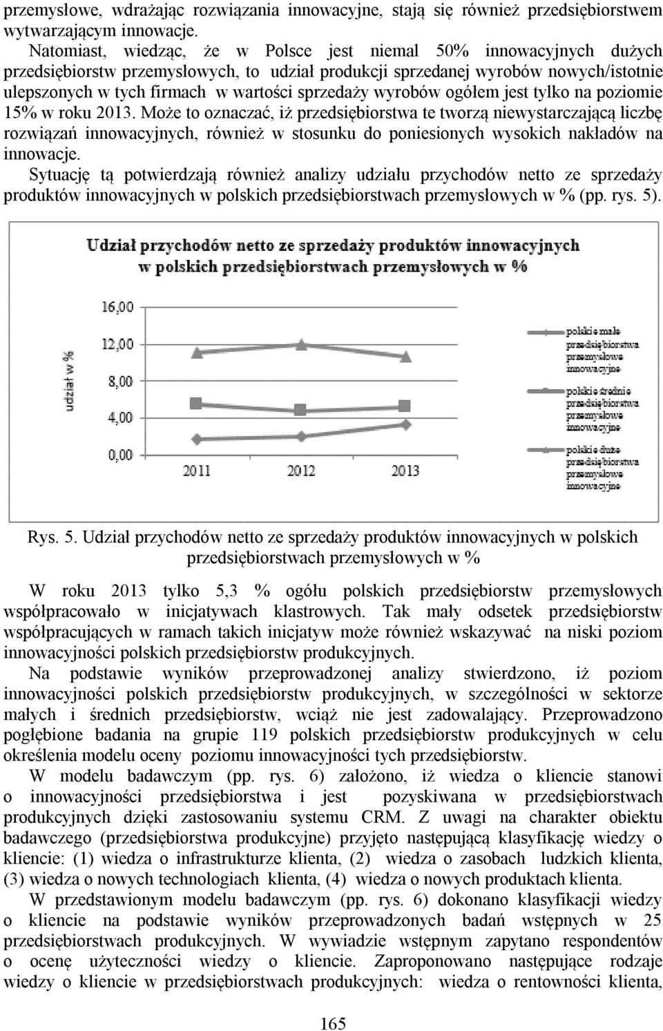 sprzedaży wyrobów ogółem jest tylko na poziomie 15% w roku 2013.