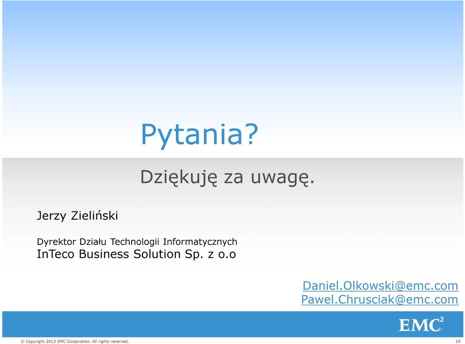 Informatycznych InTeco Business Solution Sp.