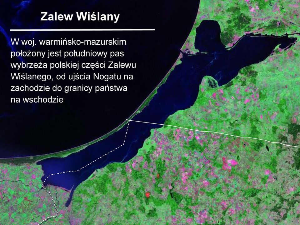 południowy pas wybrzeża polskiej części