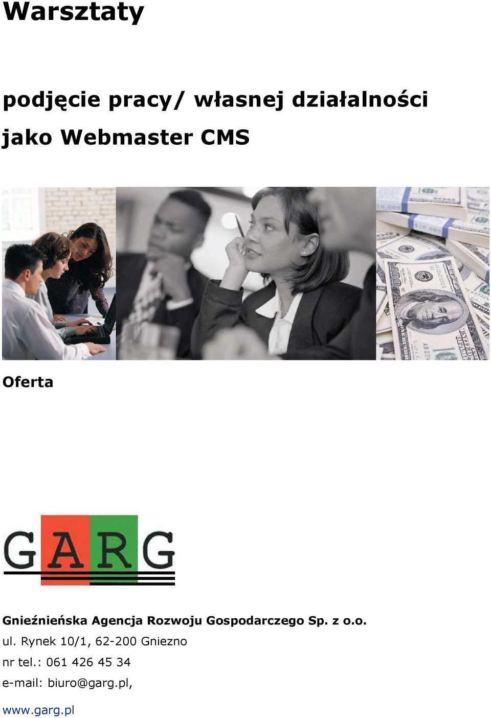 Webmaster CMS Oferta