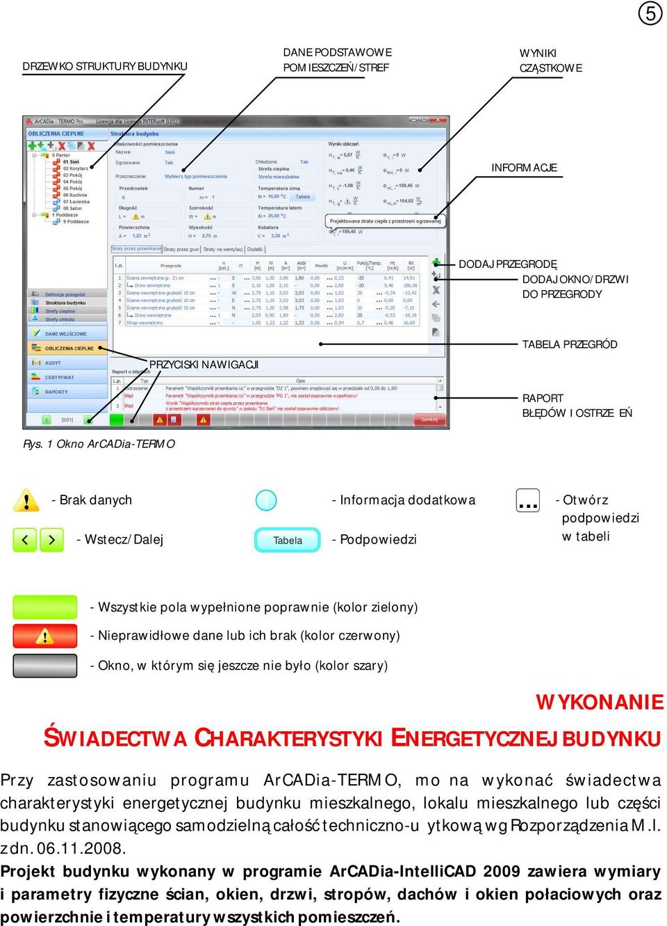 .. - Otwórz podpowiedzi w tabeli - Wszystkie pola wypełnione poprawnie (kolor zielony) - Nieprawidłowe dane lub ich brak (kolor czerwony) - Okno, w którym się jeszcze nie było (kolor szary) WYKONANIE