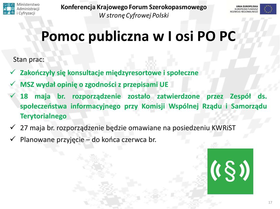 rozporządzenie zostało zatwierdzone przez Zespół ds.