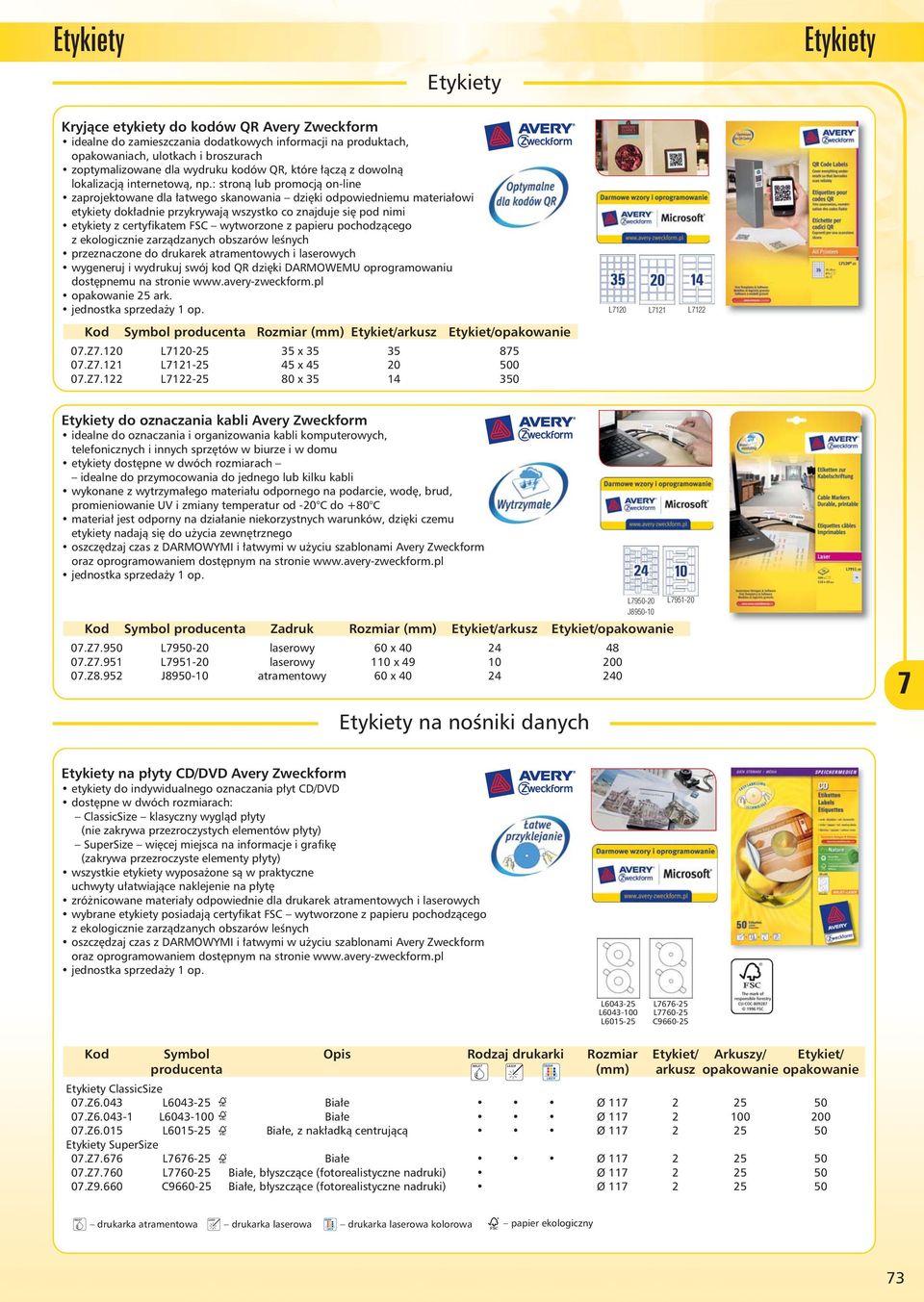 : stroną lub promocją on-line zaprojektowane dla łatwego skanowania dzięki odpowiedniemu materiałowi etykiety dokładnie przykrywają wszystko co znajduje się pod nimi etykiety z certyfikatem FSC