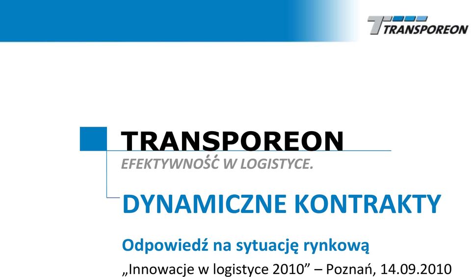 DYNAMICZNE KONTRAKTY Odpowiedź na