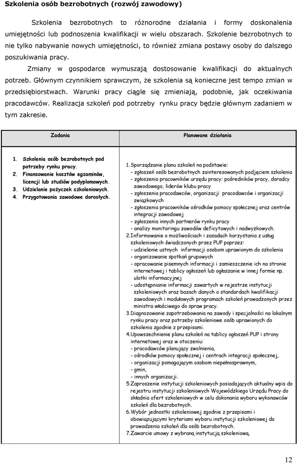 Zmiany w gospodarce wymuszają dostosowanie kwalifikacji do aktualnych potrzeb. Głównym czynnikiem sprawczym, że szkolenia są konieczne jest tempo zmian w przedsiębiorstwach.