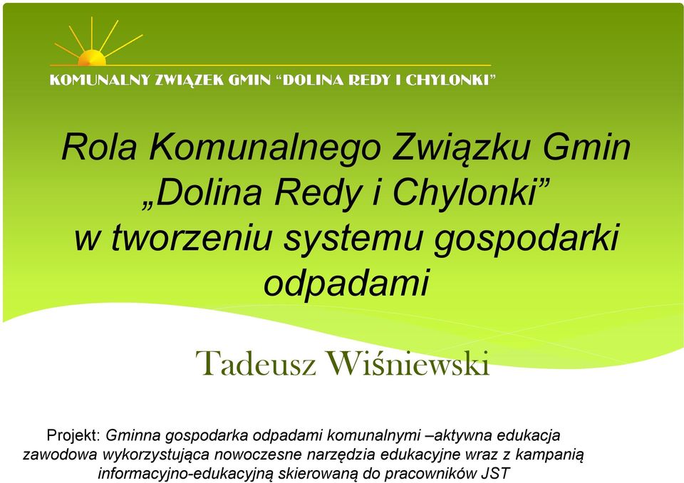 komunalnymi aktywna edukacja zawodowa wykorzystująca nowoczesne narzędzia